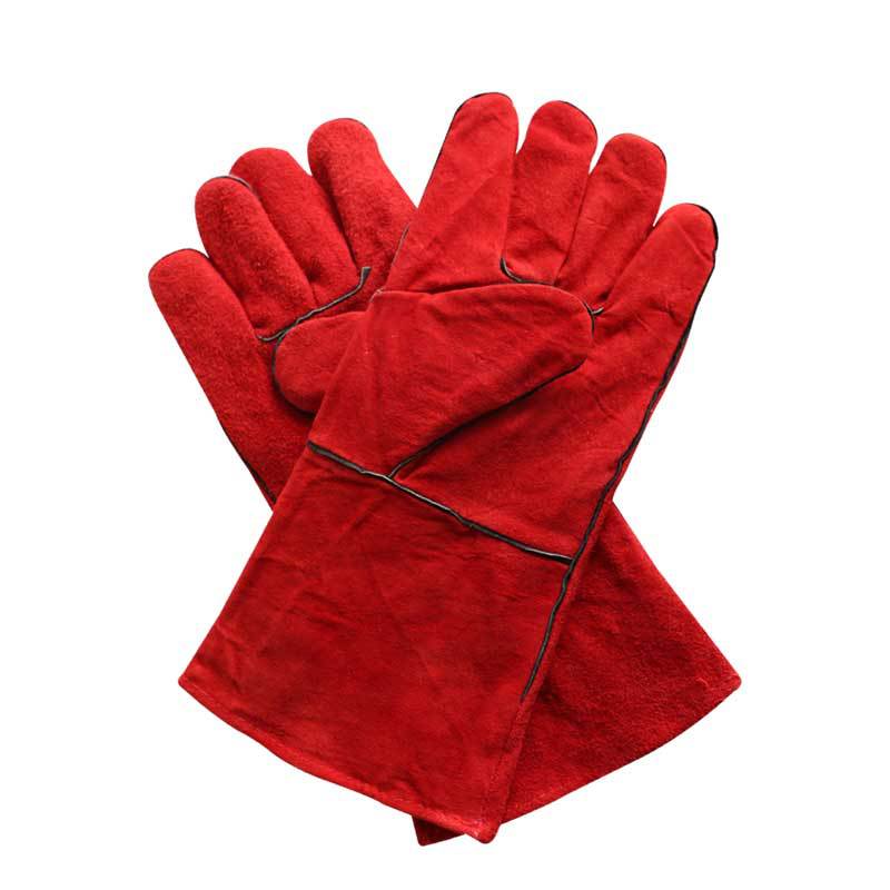 漢盾HD-DR2023加強牛皮耐磨耐高溫電焊手套圖片2