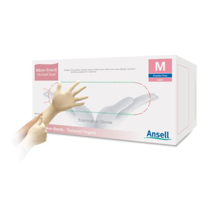 安思爾MICRO-TOUCH DermaClean 4570無粉乳膠檢查手套圖片1