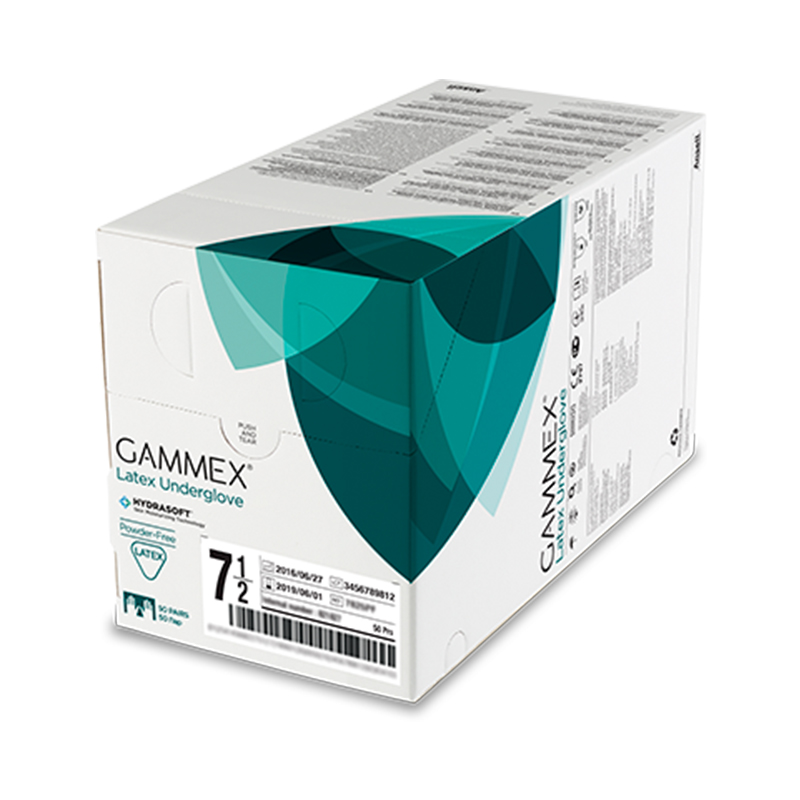 安思爾GAMMEX 330048055無粉乳膠外科手套圖片1 安思爾GAMMEX 330048055無粉乳膠外科手套圖片1