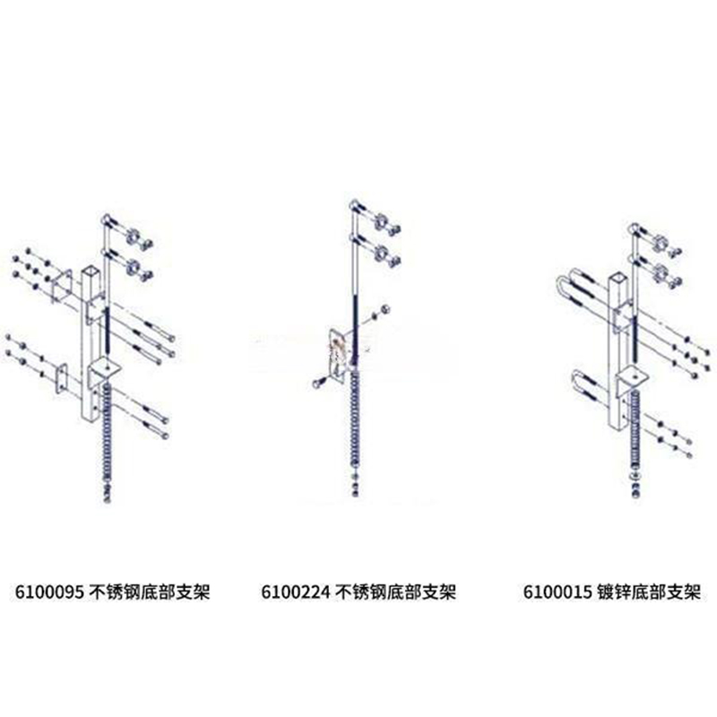 3M 6100224不銹鋼底部支架圖片1
