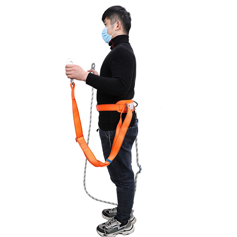 宏建單腰式雙鉤電工安全帶圖片1