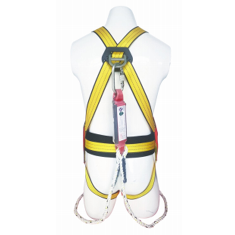 宏建HJQ-01+歐式緩沖全身雙大鉤安全帶圖片1 宏建HJQ-01+歐式緩沖全身雙大鉤安全帶圖片1