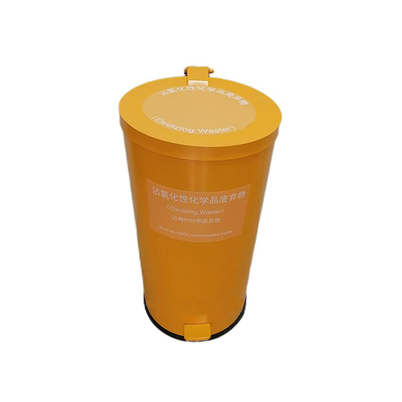 304不銹鋼垃圾桶帶內(nèi)膽腳踏式化學(xué)品廢棄物金屬桶圖片4