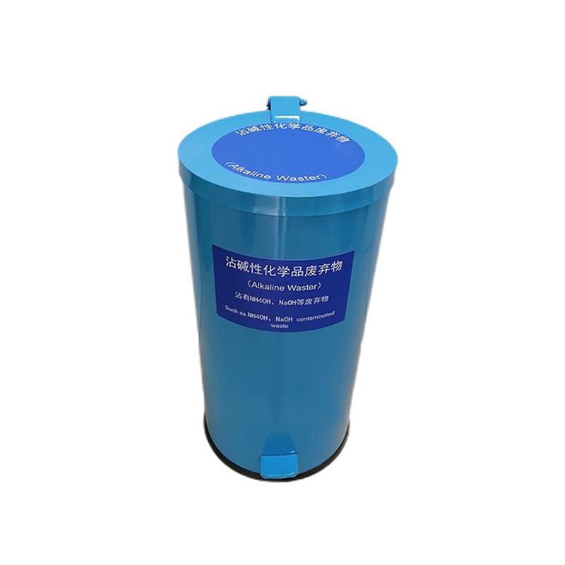 304不銹鋼垃圾桶帶內(nèi)膽腳踏式化學(xué)品廢棄物金屬桶圖片5