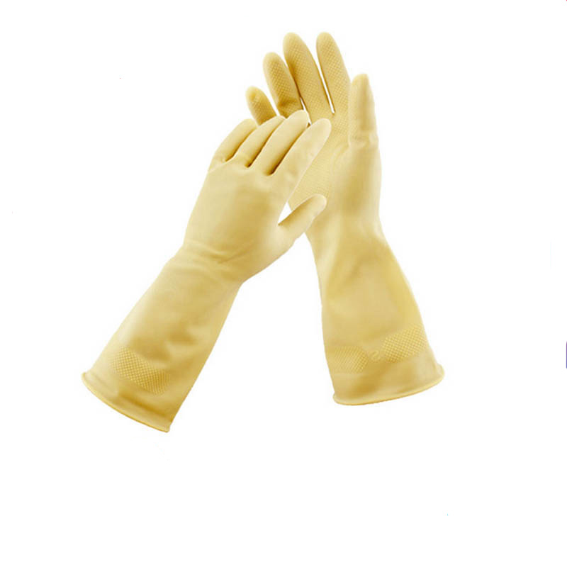 威蝶耐酸堿加厚牛筋橡膠手套圖片3