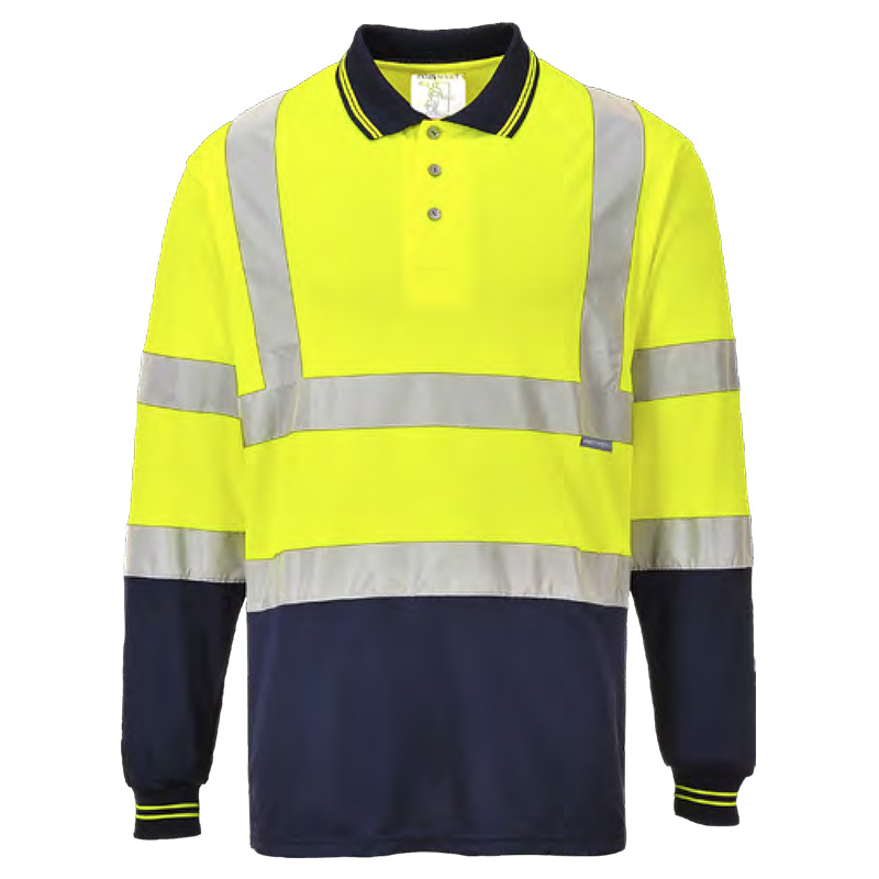 波偉斯特Portwest S279雙色長(zhǎng)袖POLO衫圖片1