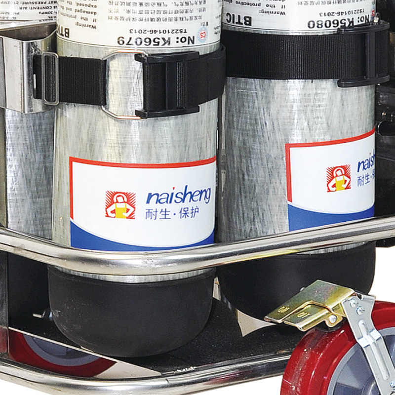 耐生82050011A 6.8L國產碳瓶車載式移動供氣推車圖片1