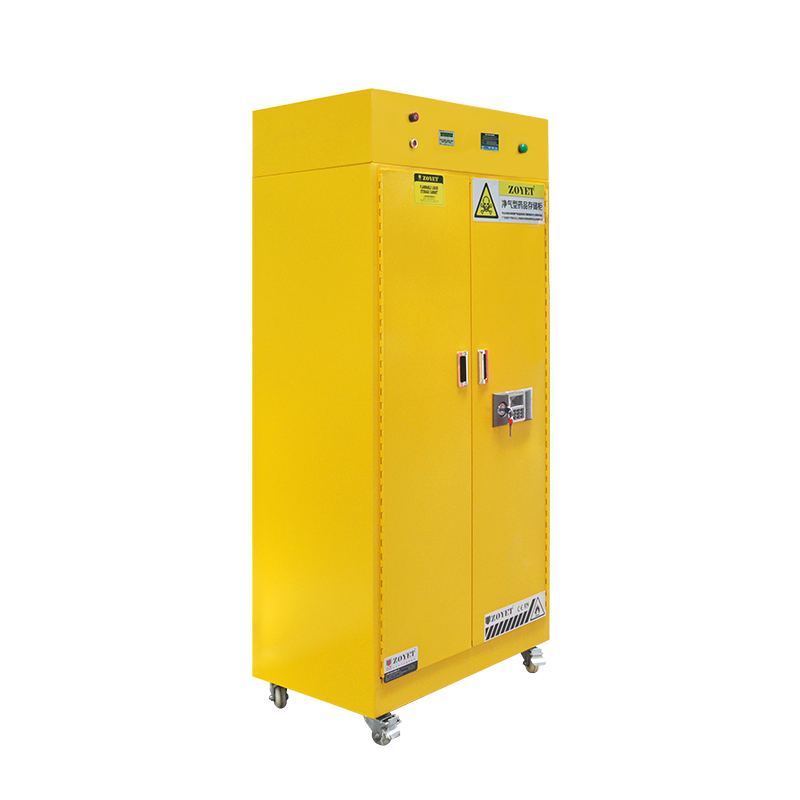 ZOYET眾御ZYC0090E-WY無管凈化型易燃品毒害品柜90Gal圖片4 ZOYET眾御ZYC0090E-WY無管凈化型易燃品毒害品柜90Gal圖片4