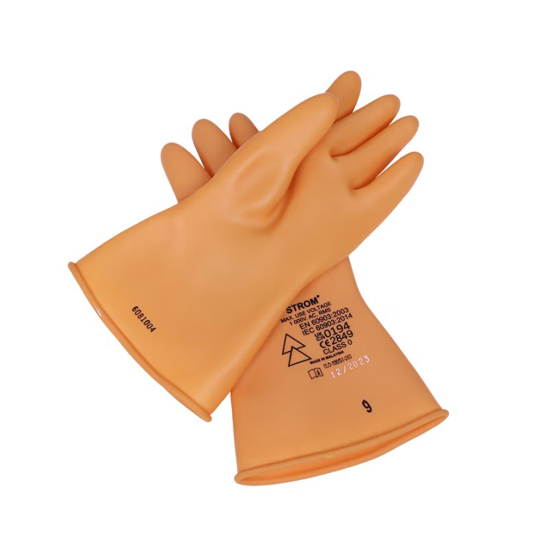 NOVAX 0LO-100/SI-280 STROM乳膠絕緣手套0級5KV圖片3