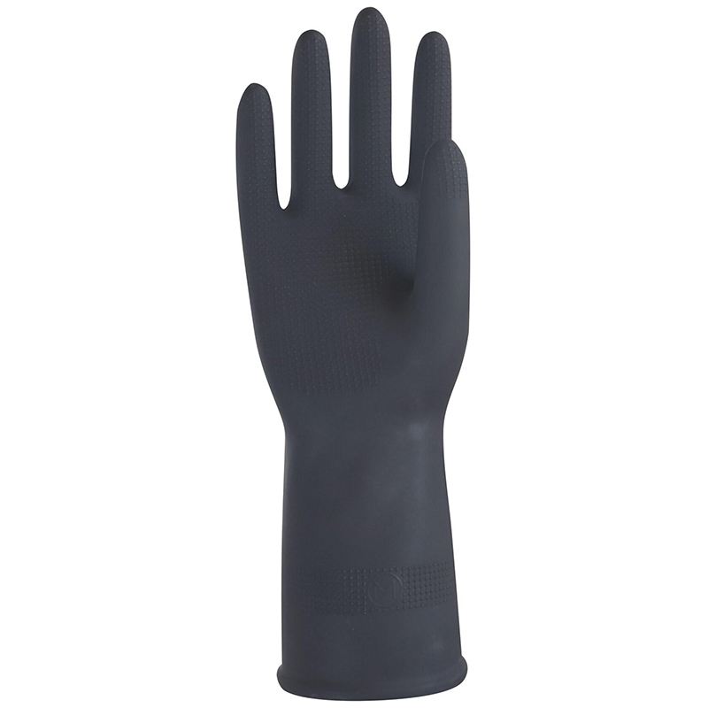 雪蓮20062BL.CL乳膠光里網紋卷邊防護手套圖片1