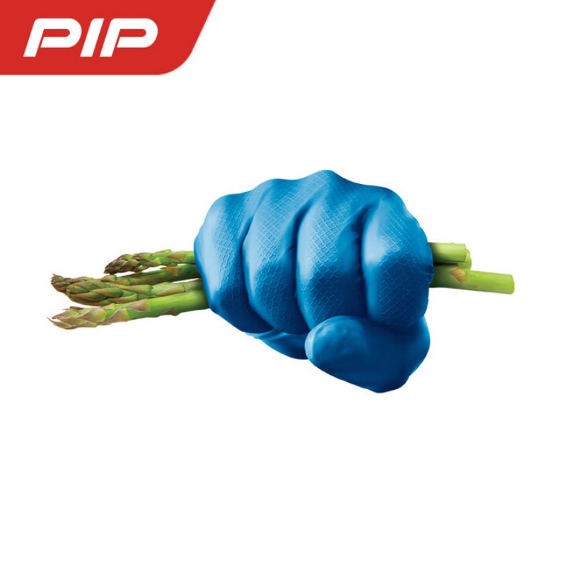 PIP 67-308雙面魚鱗紋8mil加長丁腈手套圖片2