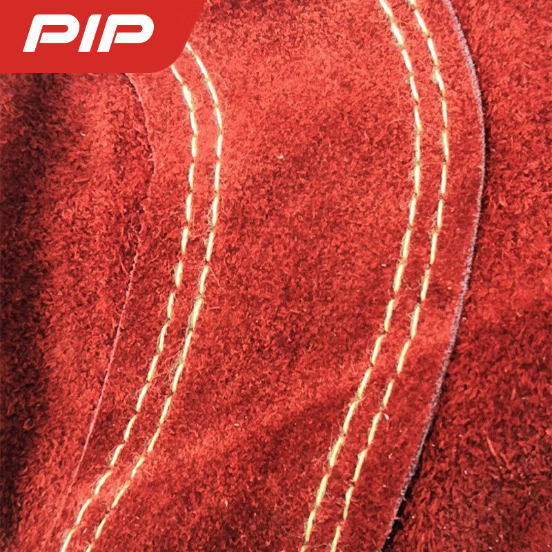 PIP 73-F057紅色牛皮焊工手套圖片2