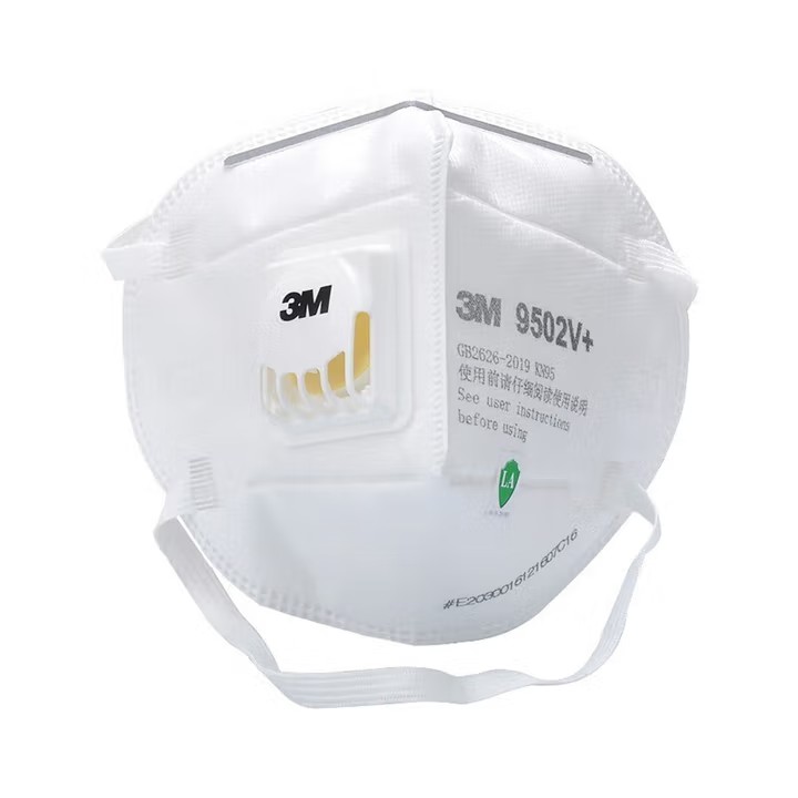 3M 9502V+折疊頭戴式帶閥KN95防塵口罩（獨立裝）圖片2