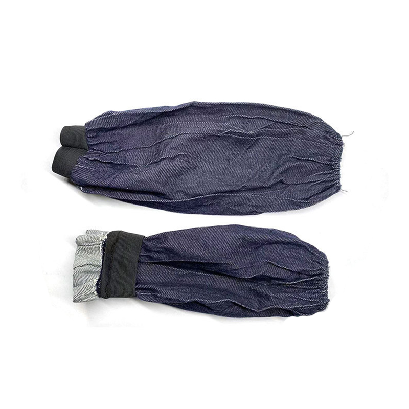 定和DH6171深藍色牛仔布勞保袖套圖片1