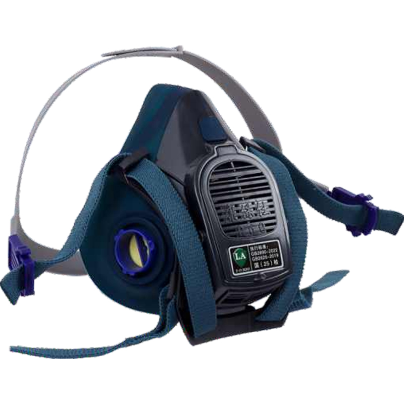 康保仕D60硅膠防毒半面具帶振動(dòng)傳聲裝置圖片1