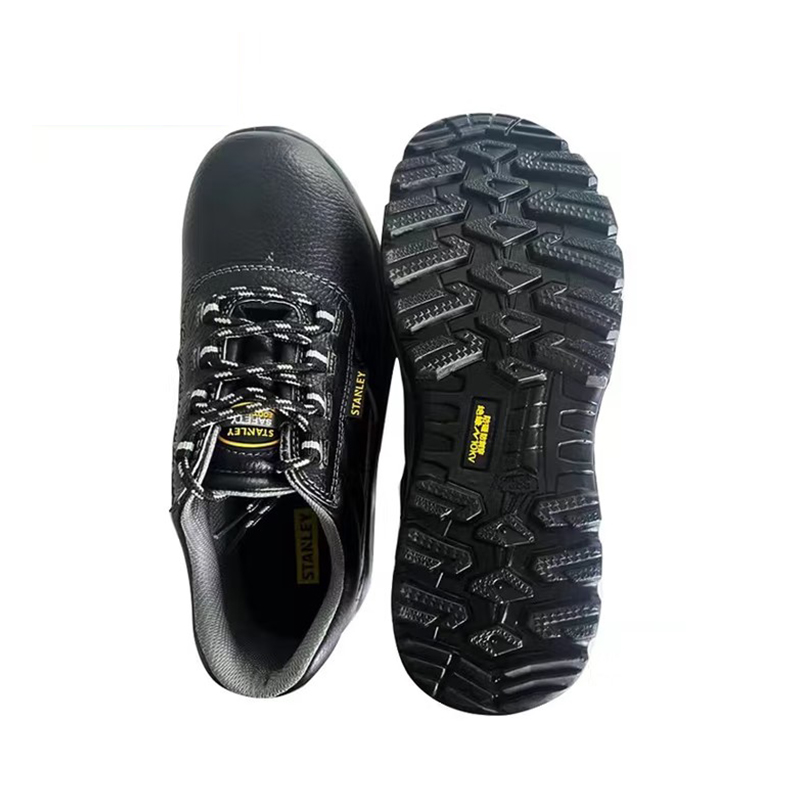 STANLEY史丹利ST6101黑色牛皮防砸防刺電絕緣安全鞋圖片1
