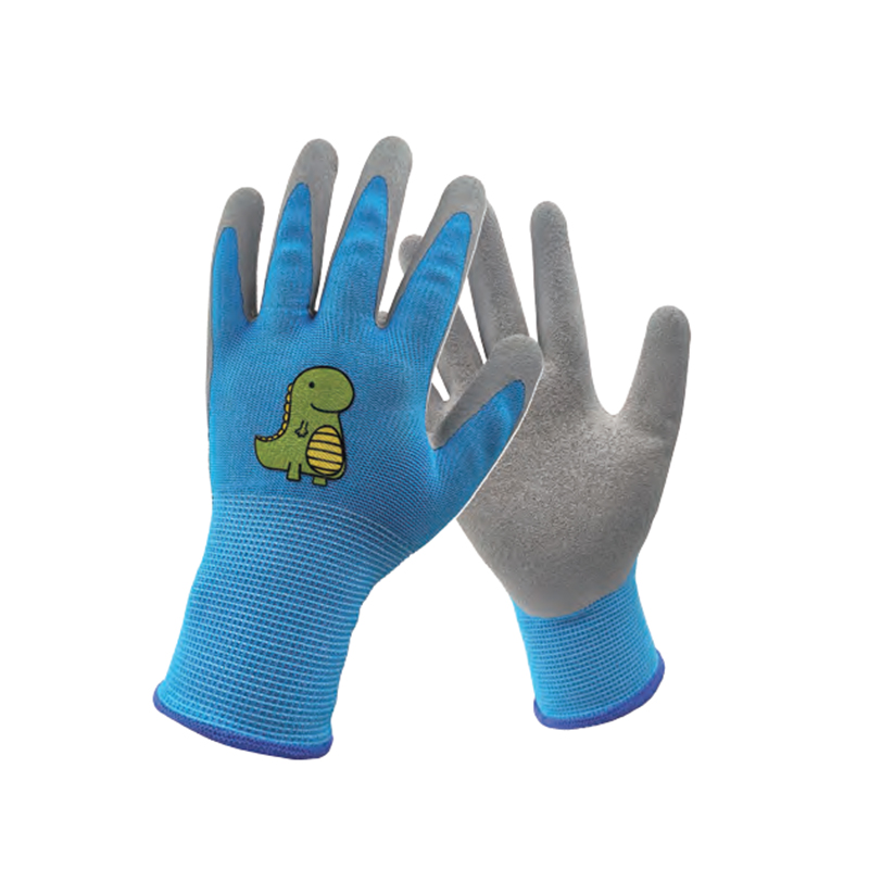 思衛爾2612兒童款15針天然乳膠涂層園藝防護勞保手套圖片2
