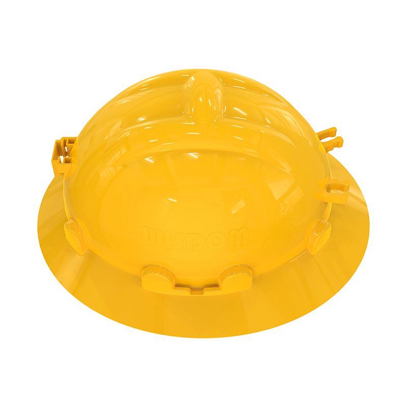 WISDOM威斯頓CKH118前后卡槽款寬邊HDPE安全帽圖片5