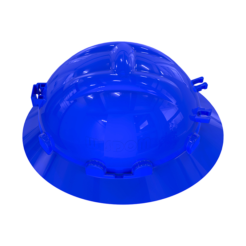 WISDOM威斯頓CKH118前后卡槽款寬邊HDPE安全帽圖片6