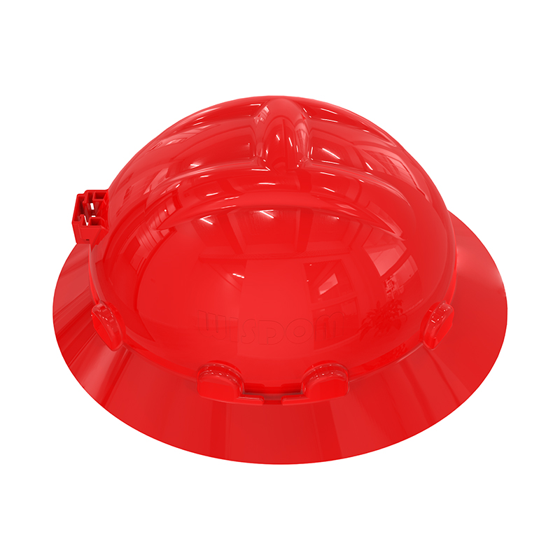 WISDOM威斯頓CKH118前卡槽款寬邊HDPE安全帽圖片3