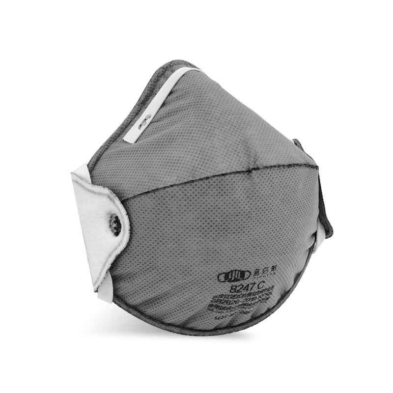 YICHITA宜啟戴YQD8247C頭帶式杯型有機蒸氣KP95防塵口罩圖片2