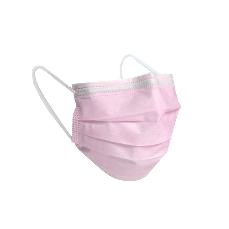 麥迪康2116M平面粉色一次性口罩