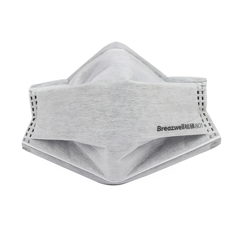 松研801平面擴腔式活性炭防護口罩