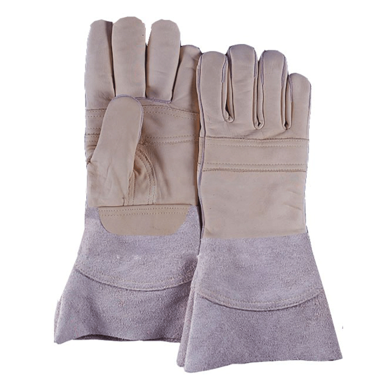 威特仕10-9750-M牛青駁掌直拇指款焊工手套