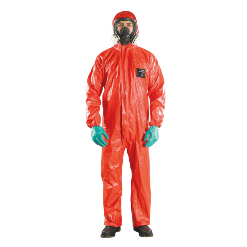 微護(hù)佳CFR RD96-T-99-111-02高亮紅色阻燃防化服
