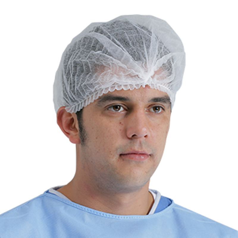 英科MC101002白色一次性無紡布條形帽