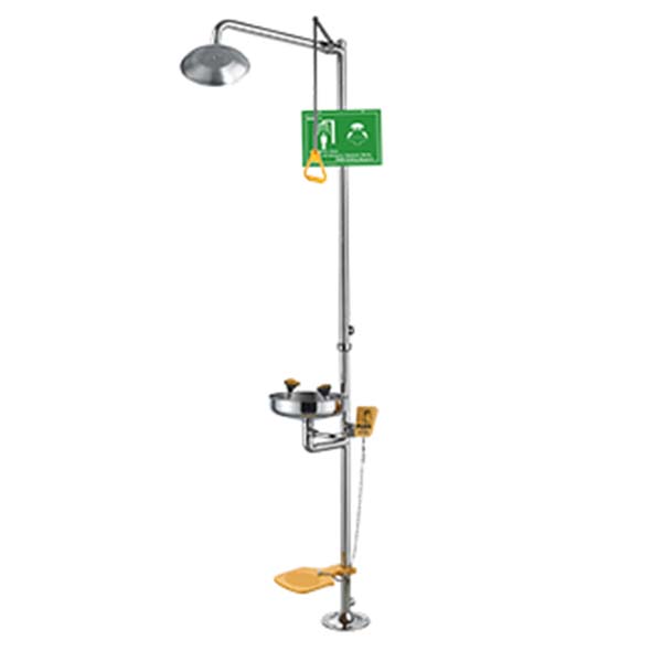 潤旺達WJH0358A-3腳踏復合式緊急沖淋洗眼器