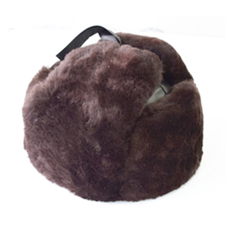 盾牌羊剪絨玻璃鋼內盔防寒安全帽