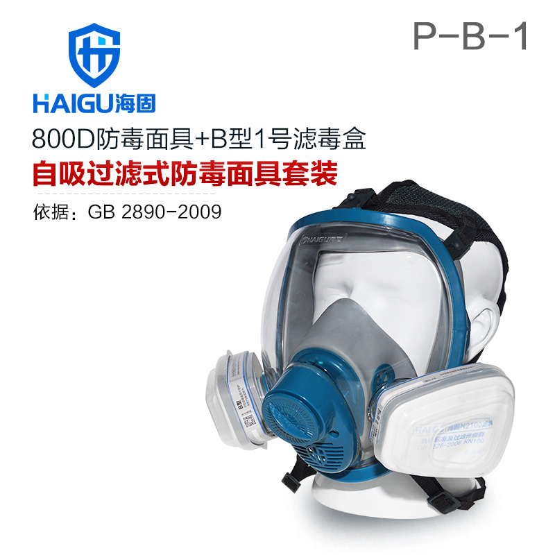 海固HG-800D/P-B-1/HG-TLMG防毒面具 無機(jī)氣體綜合防護(hù)