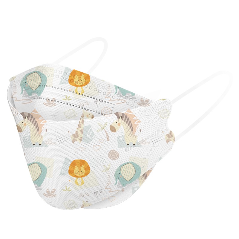 松研韓版柳葉型kf94kn95兒童一次性口罩