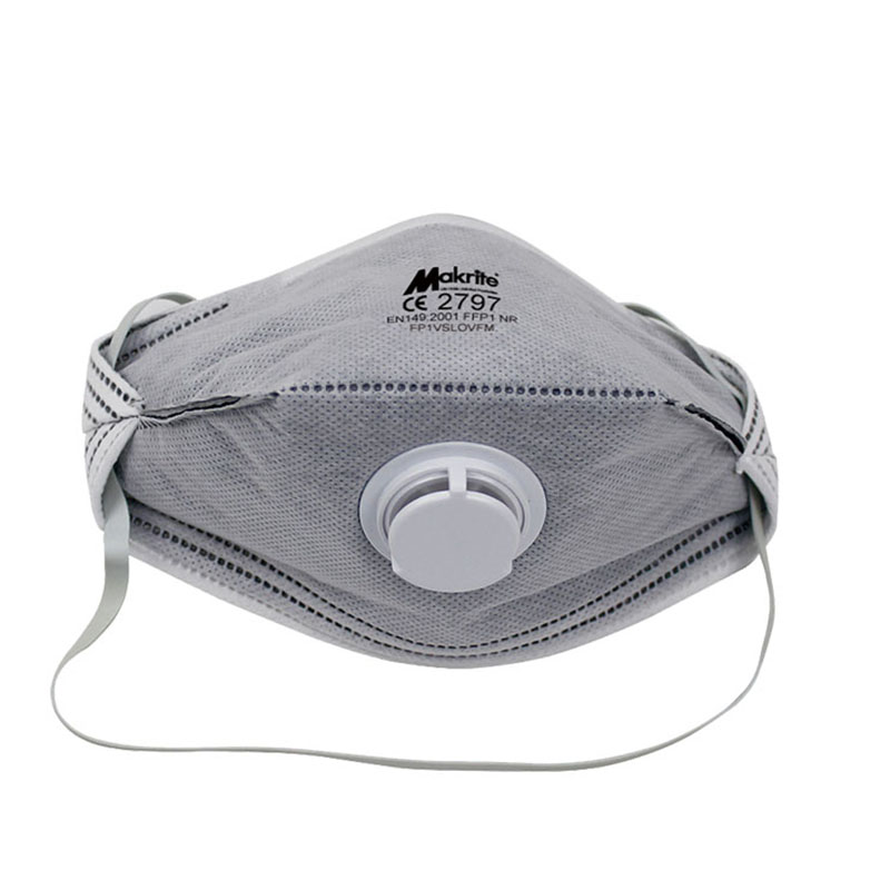 麥特瑞FP1VSLOVFM活性炭船型折疊帶閥防塵口罩