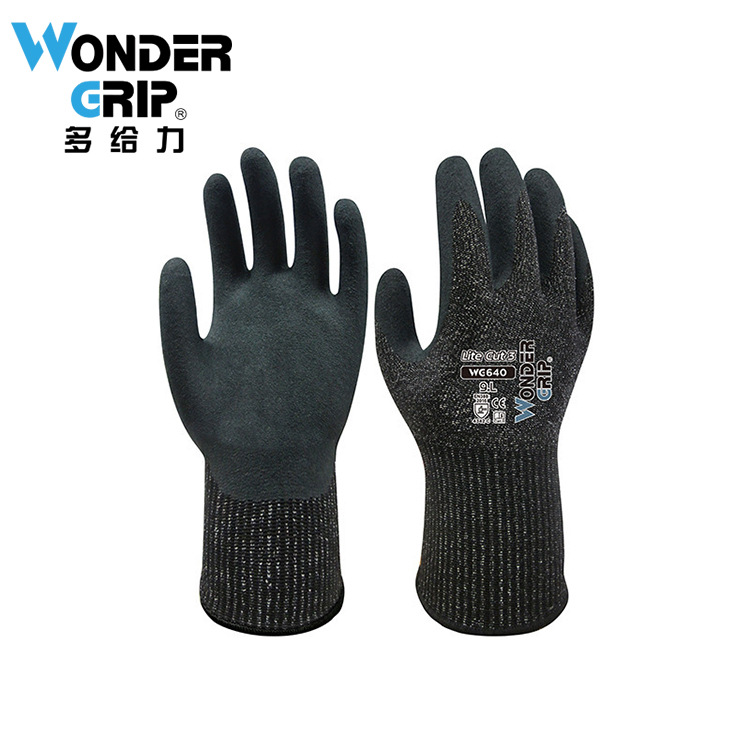 多給力WG-640耐磨防油三級防割手套