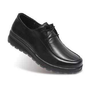 華信吉豹WM716F女士系帶行政皮鞋