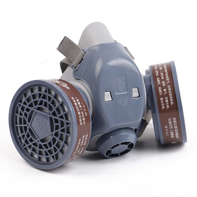 勞衛101A-3雙濾盒半面罩防毒面具