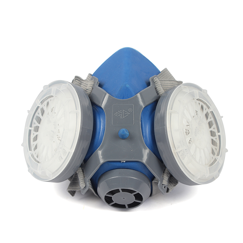 勞衛307B雙濾盒半面罩防塵面具