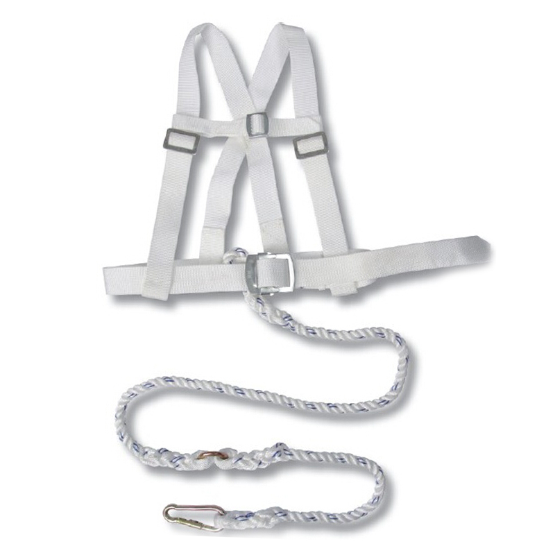 建鋼雙背雙繩小鉤安全帶