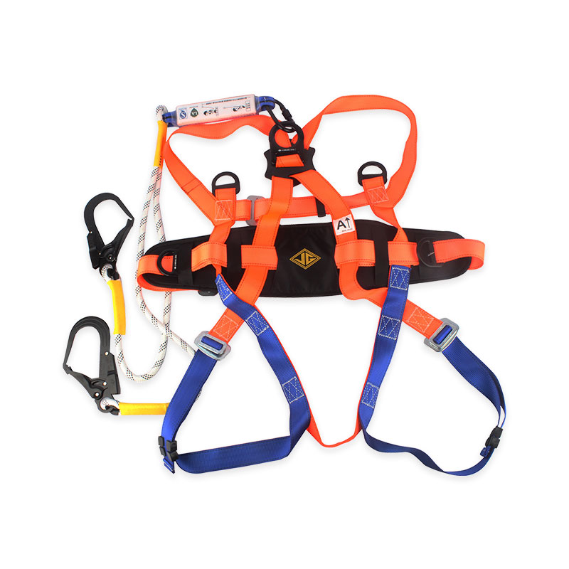 建鋼680801全身式雙鉤安全帶套裝