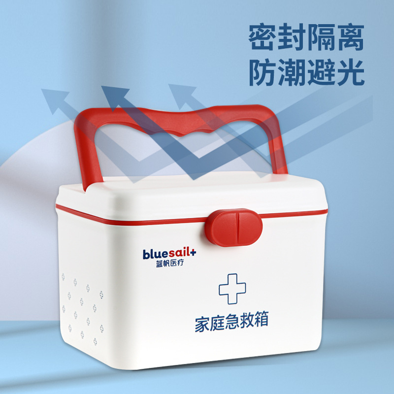 藍帆醫療JT-P001手提式家庭急救箱