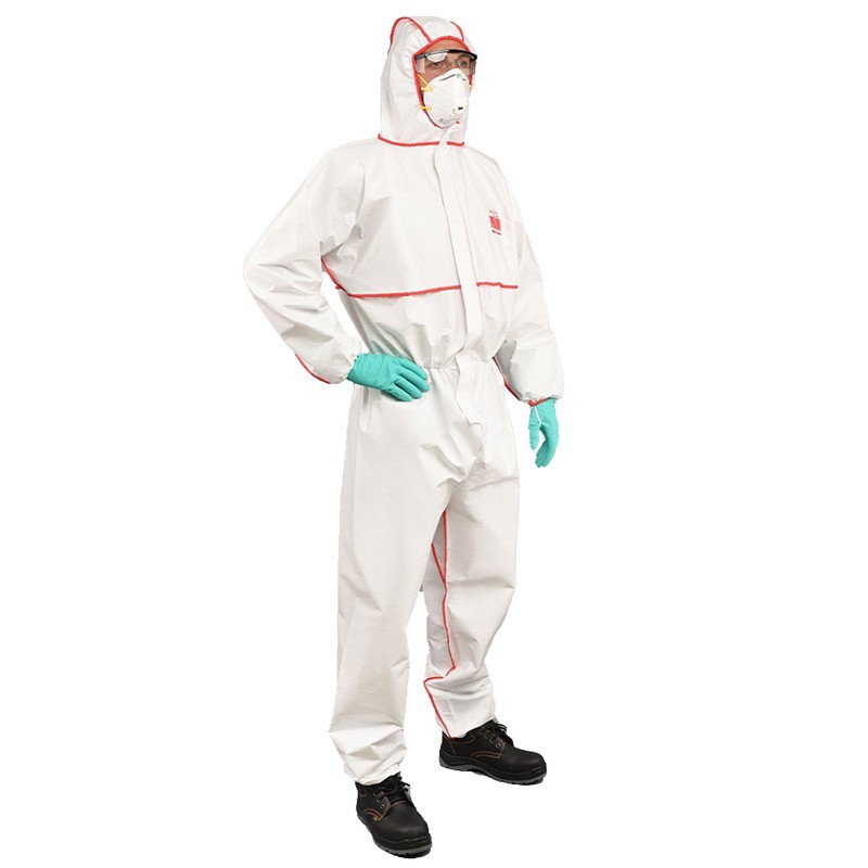 坤澤爾K2000B白色連帽防護服