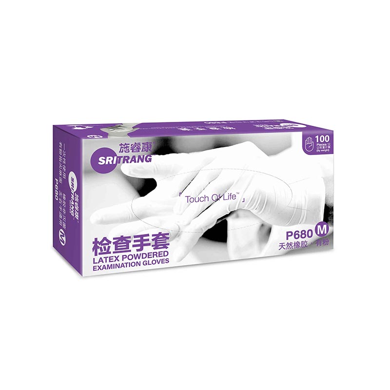 施?？礟680天然乳膠檢查手套