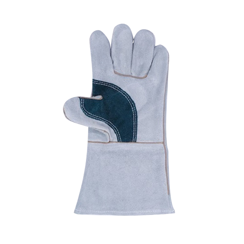 焊獸4154P原色二層拇指加條焊接手套