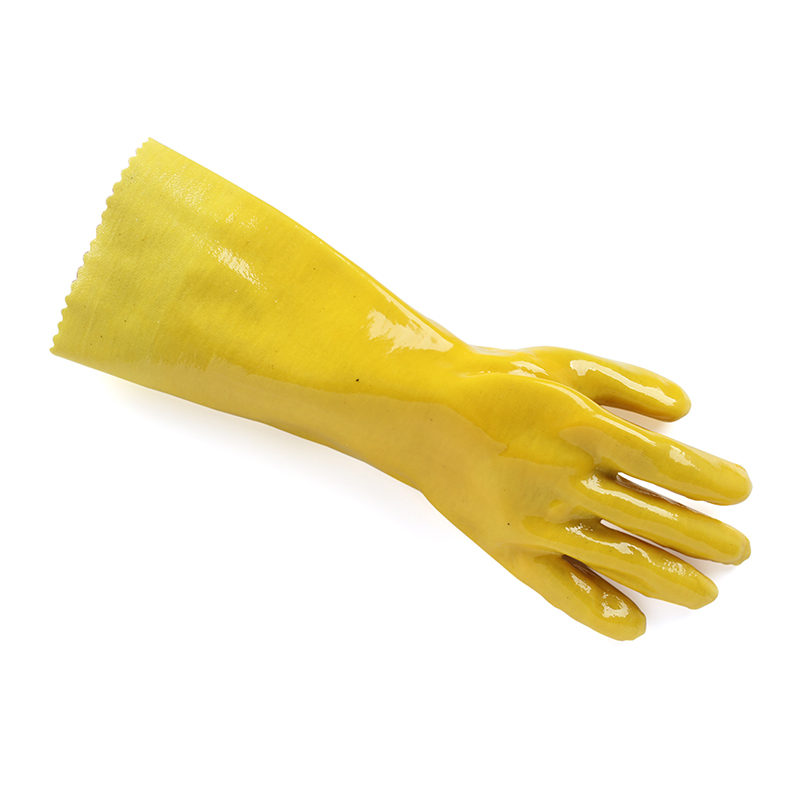 春蕾045（45-4）棉毛浸塑PVC手套