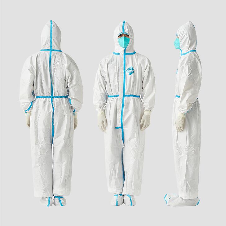 穩健604-008277連體帶帽一次性醫用防護服