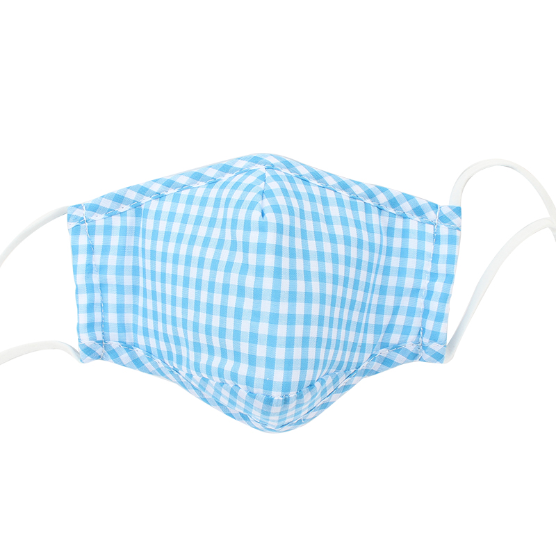 藍星藍格耳戴式兒童棉布口罩
