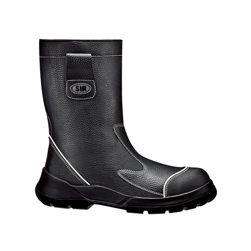 思而MB16C1 PLUS防砸防刺穿防靜電全粒面牛皮安全靴