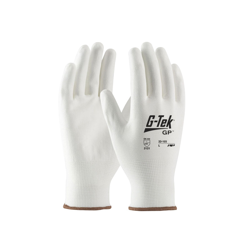PIP 33-105耐磨透氣PU涂層勞保手套